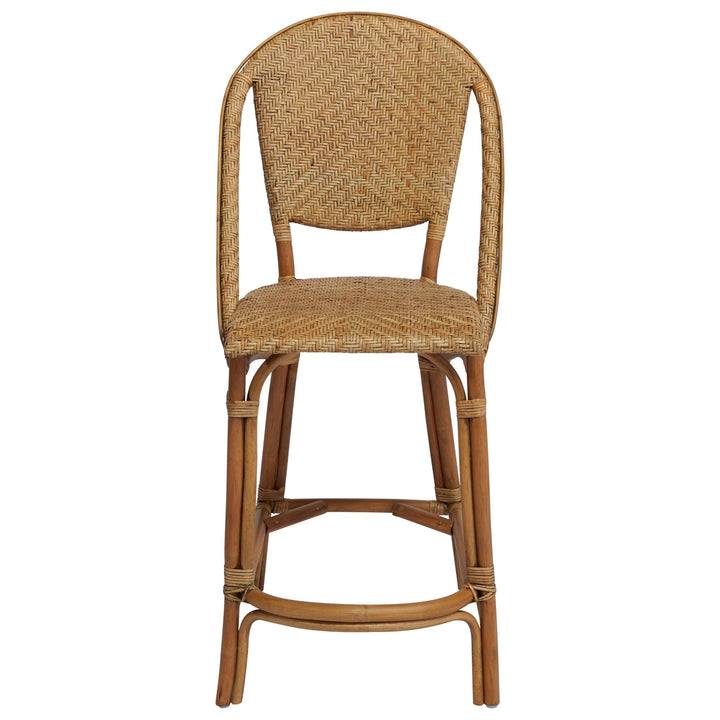 Alanis Rattan Counter Stool - Sika Design - Stools + Benches + Ottomans - HORNE