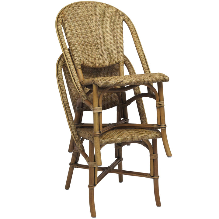 Alanis Rattan Dining Side Chair - Sika Design - Stools + Benches + Ottomans - Natural - HORNE