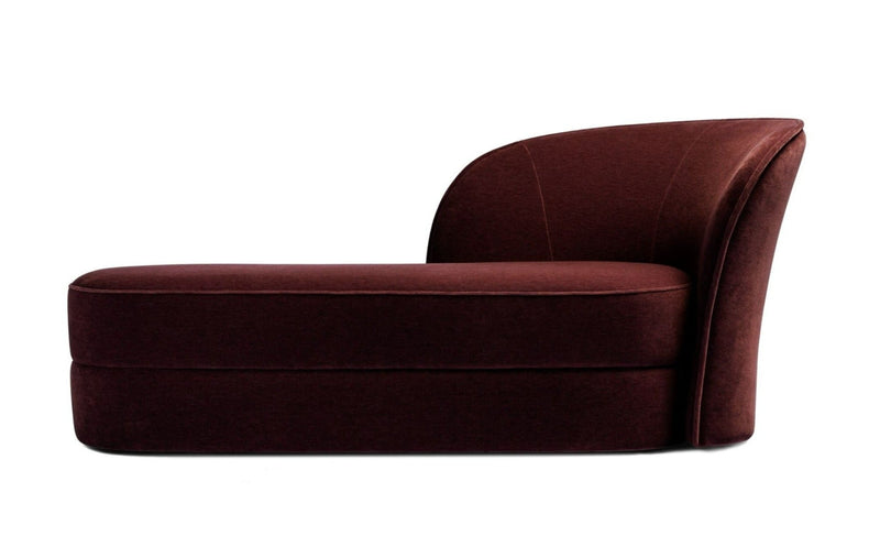 Aldora Chaise Lounge - Moooi - Chairs - Left - Palette - 152 Brick - HORNE