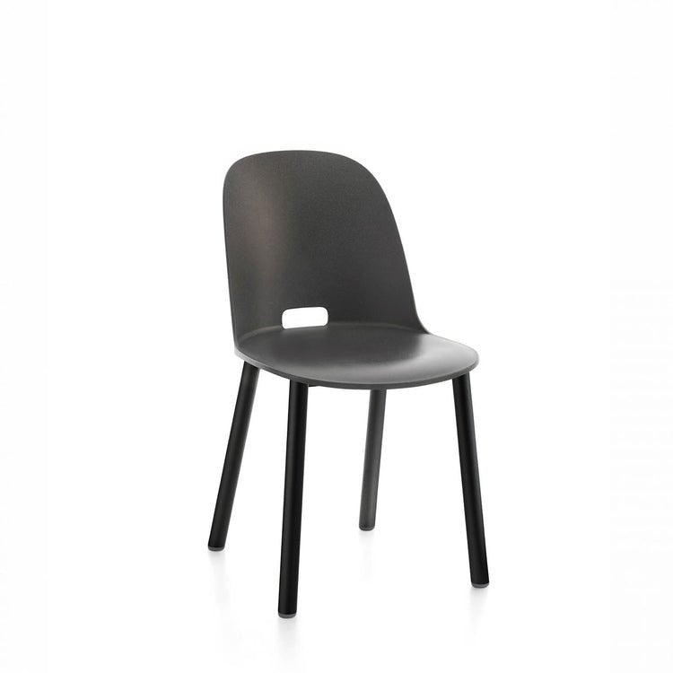 Alfi Aluminum High Back Chair - Emeco - Chairs - Dark Brown - Aluminum - HORNE