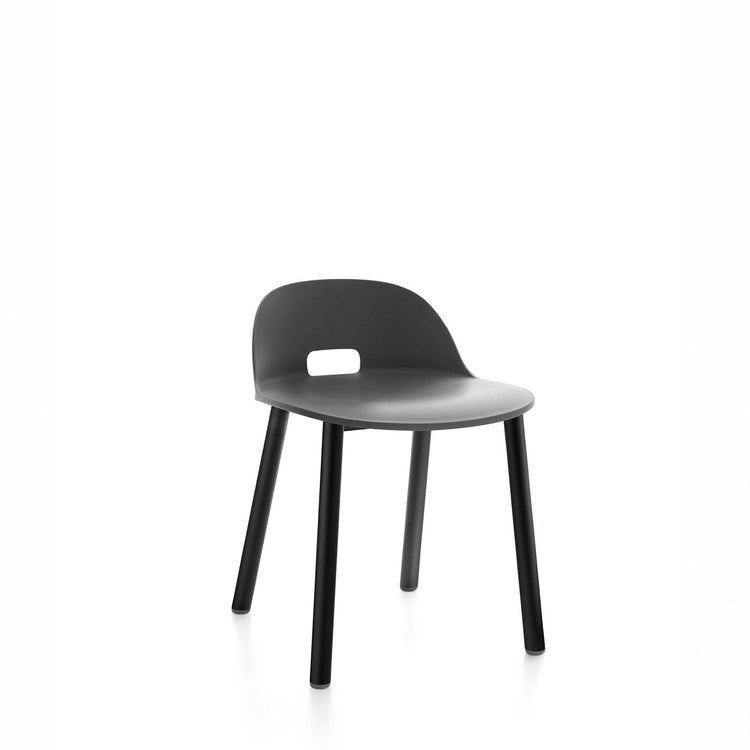 Alfi Aluminum Low Back Chair - Emeco - Chairs - Dark Brown - Aluminum - HORNE