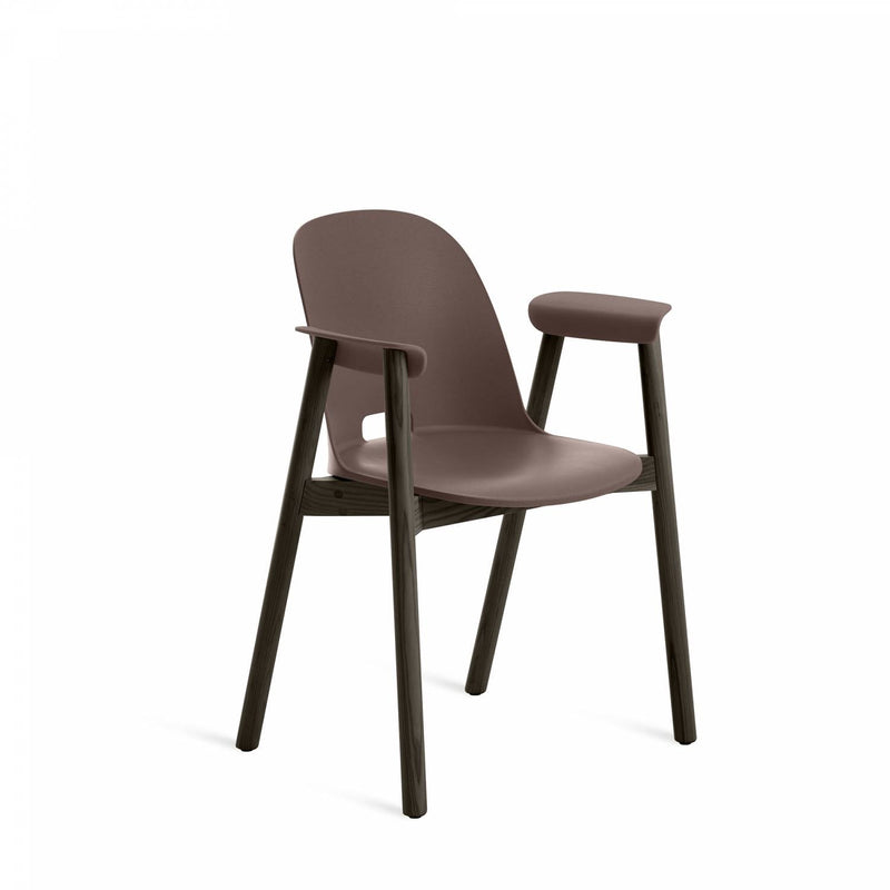Alfi Armchair - Emeco - Chairs - Dark Brown - Ash - HORNE