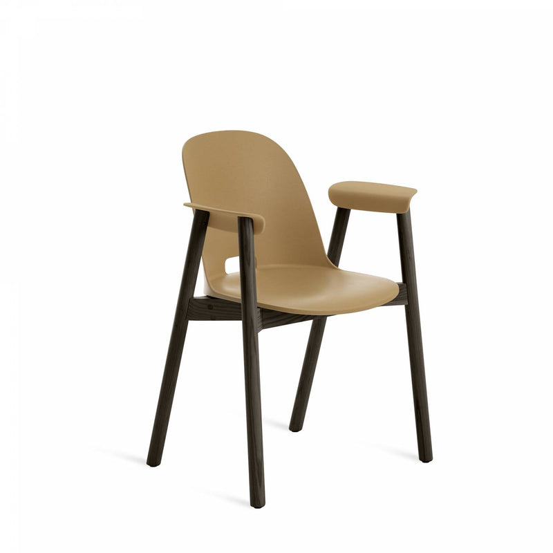 Alfi Armchair - Emeco - Chairs - Dark Brown - Ash - HORNE