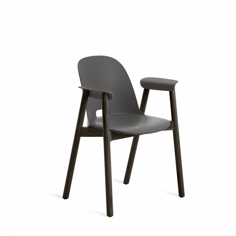 Alfi Armchair - Emeco - Chairs - Dark Brown - Ash - HORNE