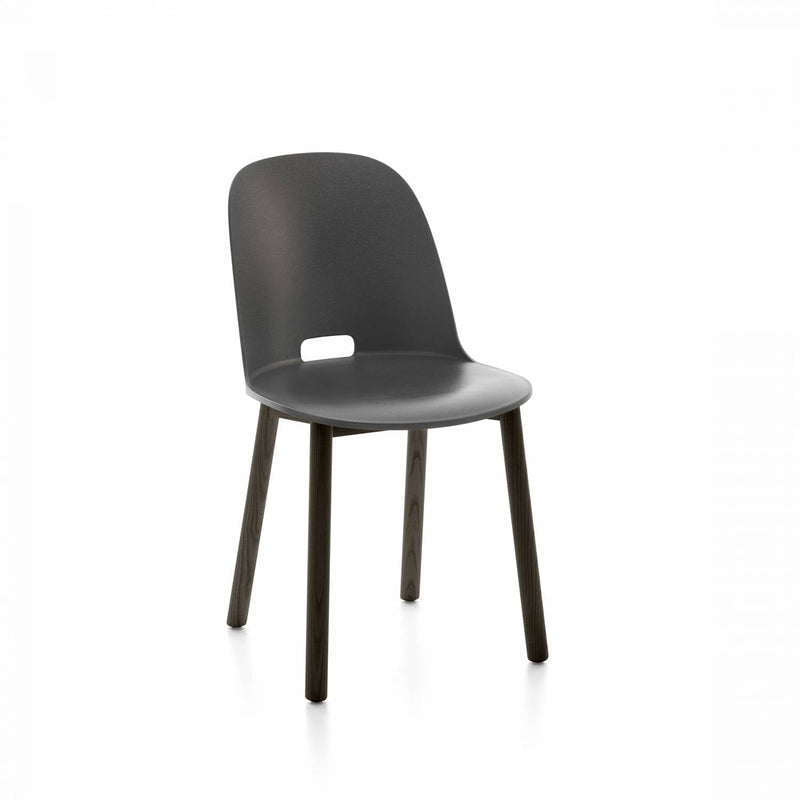 Alfi High Back Chair - Emeco - Chairs - Dark Brown - Ash - HORNE