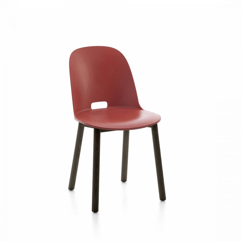 Alfi High Back Chair - Emeco - Chairs - Dark Brown - Ash - HORNE