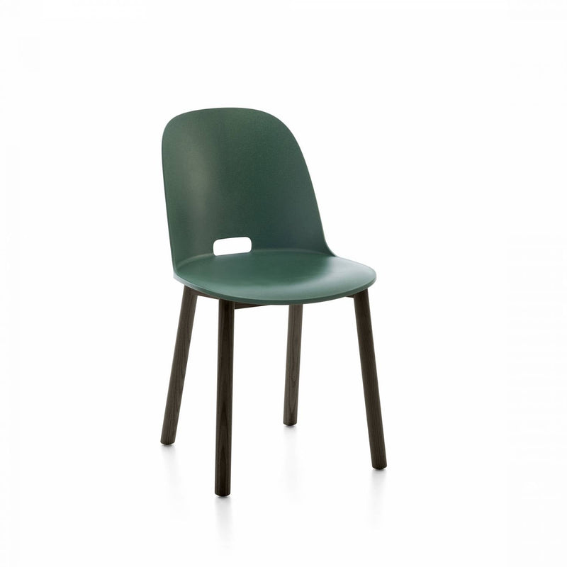 Alfi High Back Chair - Emeco - Chairs - Dark Brown - Ash - HORNE