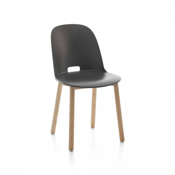 Alfi High Back Chair - Emeco - Chairs - Dark Grey - Ash - HORNE