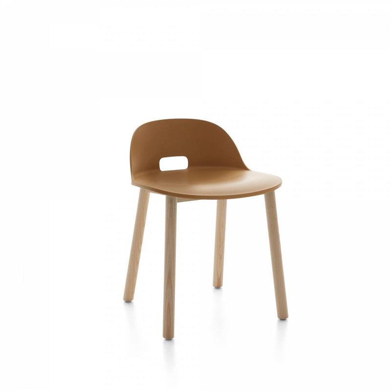 Alfi Low Back Chair - Emeco - Chairs - Dark Brown - Ash - HORNE