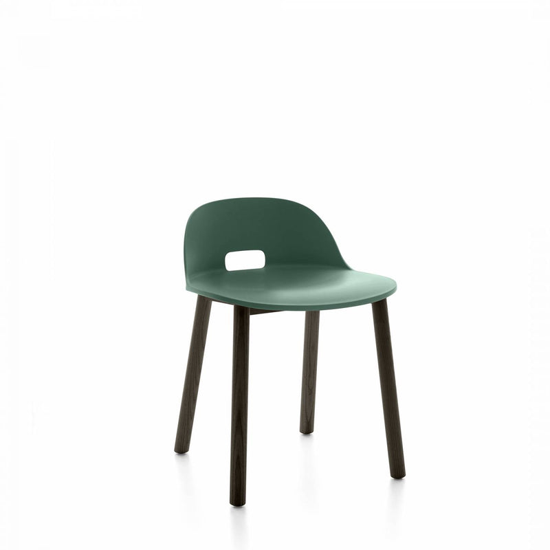 Alfi Low Back Chair - Emeco - Chairs - Dark Brown - Ash - HORNE