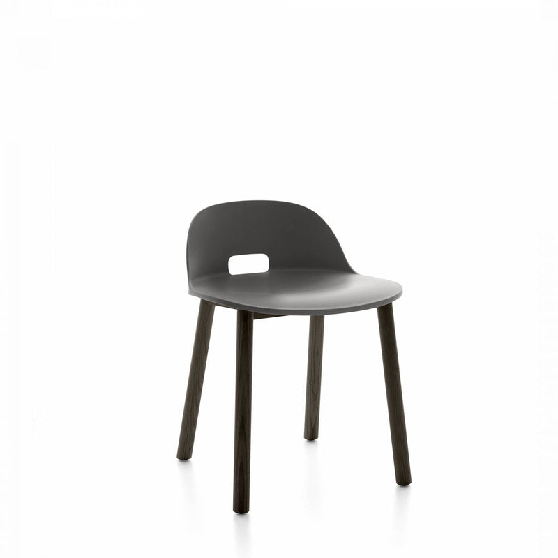 Alfi Low Back Chair - Emeco - Chairs - Dark Brown - Ash - HORNE