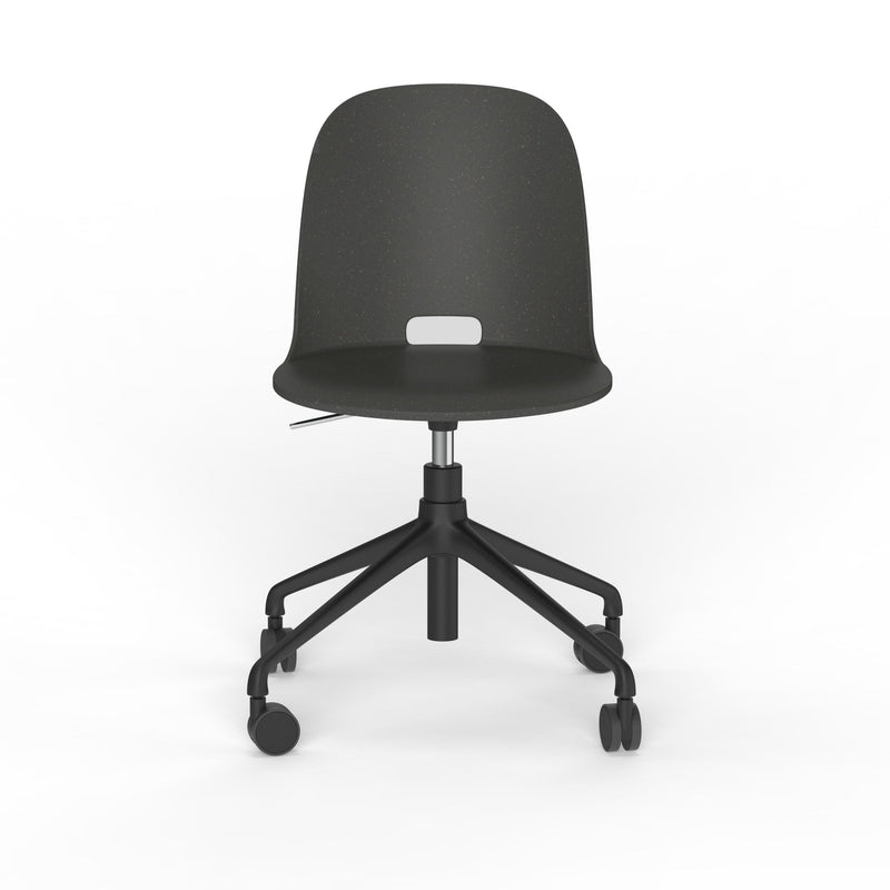 Alfi Work Swivel Chair - Emeco - Chairs - Casters - Dark Brown - HORNE