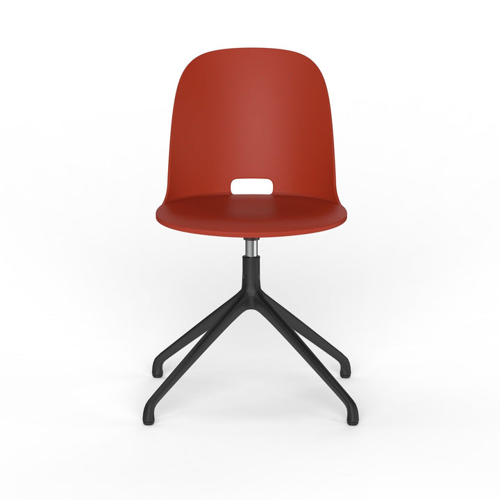 Alfi Work Swivel Chair - Emeco - Chairs - All - Around Glides - Red - HORNE