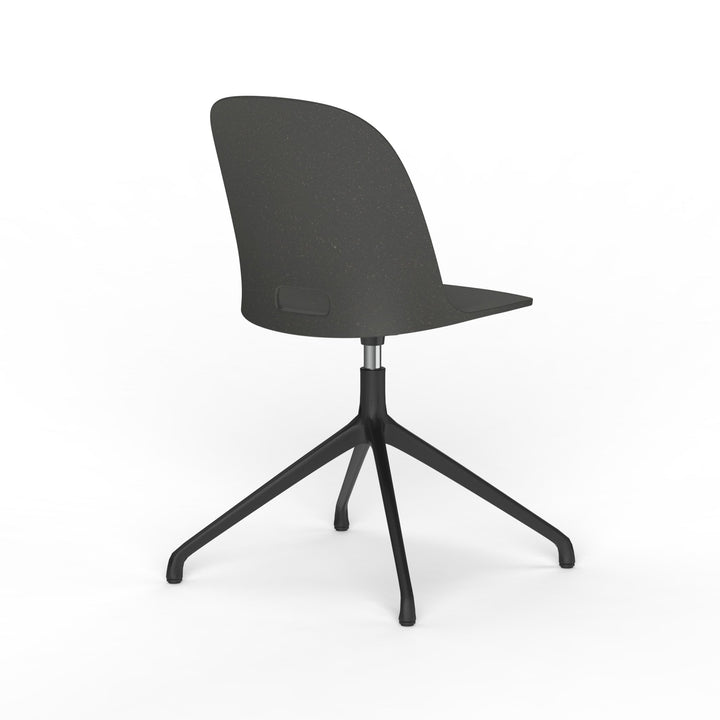 Alfi Work Swivel Chair - Emeco - Chairs - All - Around Glides - Dark Grey - HORNE
