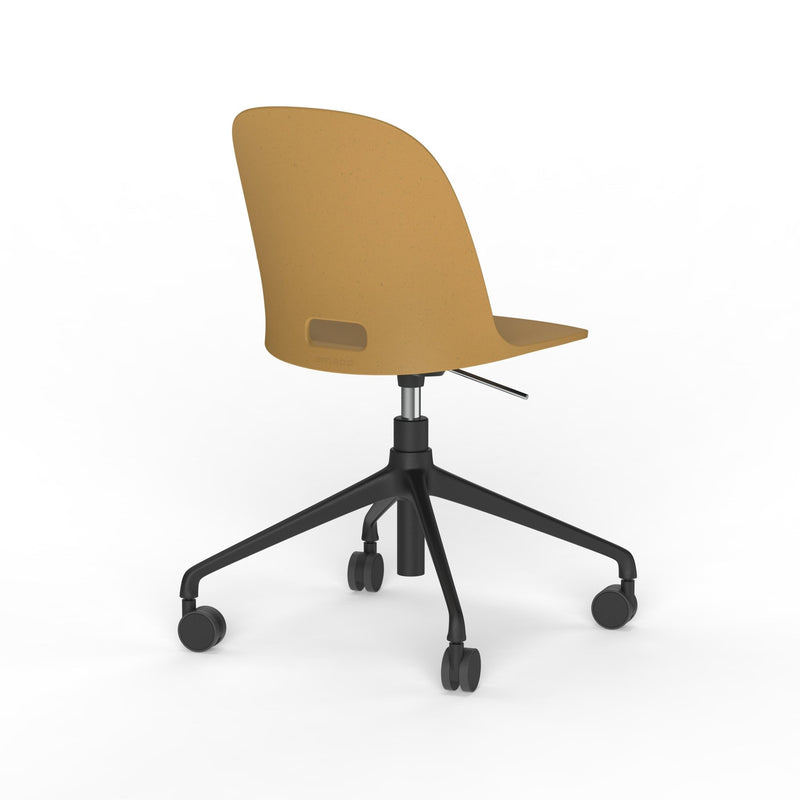 Alfi Work Swivel Chair - Emeco - Chairs - Casters - Dark Brown - HORNE