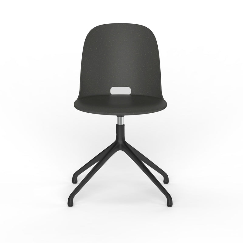 Alfi Work Swivel Chair - Emeco - Chairs - Casters - Dark Brown - HORNE