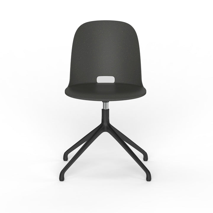 Alfi Work Swivel Chair - Emeco - Chairs - Felt Glides for Hard Floors - Dark Grey - HORNE