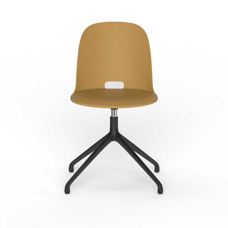 Alfi Work Swivel Chair - Emeco - Chairs - Casters - Dark Brown - HORNE