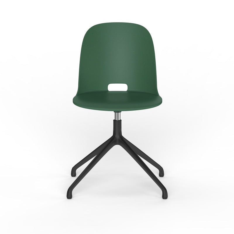 Alfi Work Swivel Chair - Emeco - Chairs - Casters - Dark Brown - HORNE