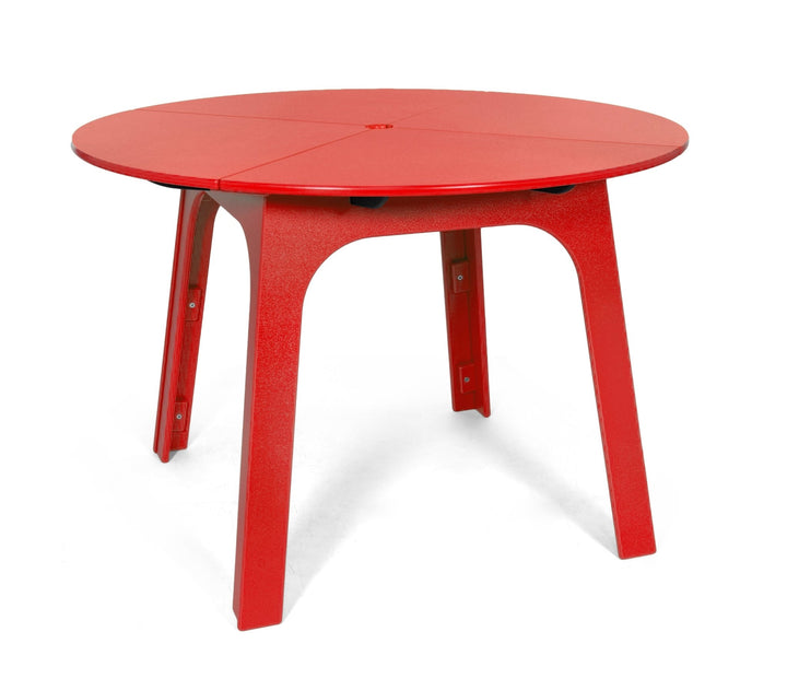 Alfresco Round Table - 44" - Loll Designs - Outdoor Furniture - Apple Red - HORNE