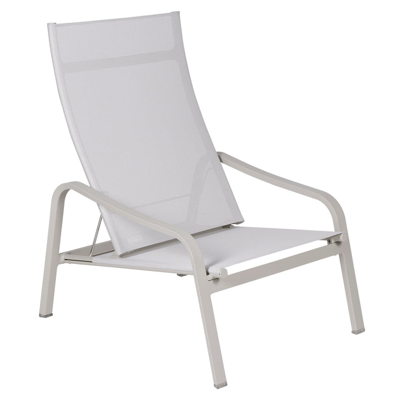 Alize Low Armchair - Stereo Fabric - Fermob - Outdoor Furniture - Acapulco Blue - HORNE