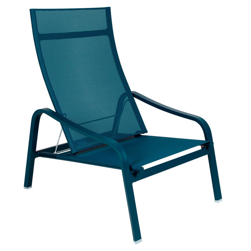 Alize Low Armchair - Stereo Fabric - Fermob - Outdoor Furniture - Acapulco Blue - HORNE