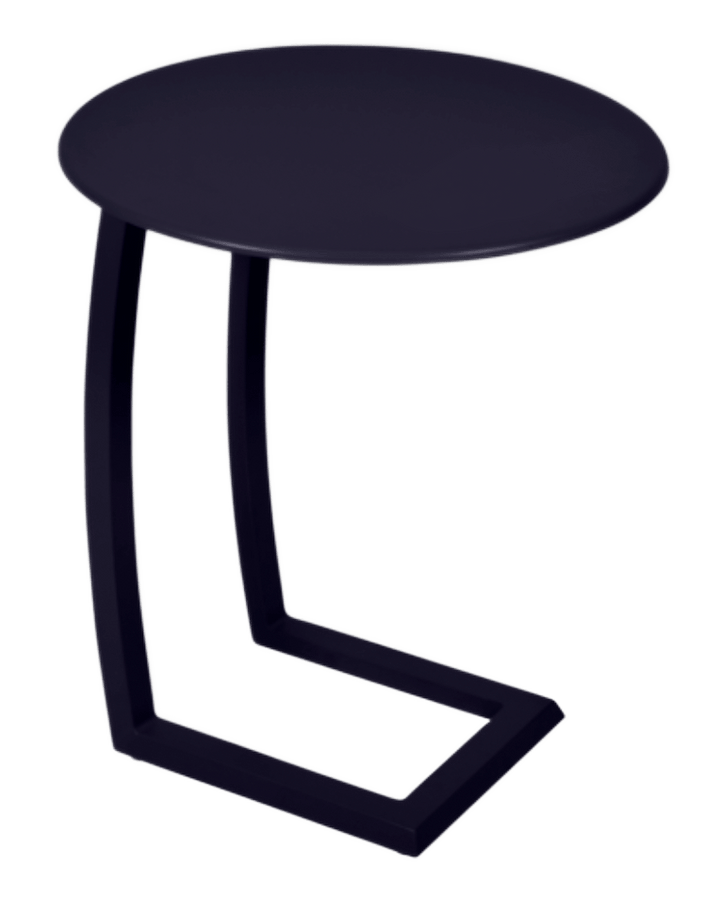 Alize Round Offset Low Table 19" - Fermob - Outdoor Furniture - Deep Blue - HORNE