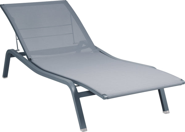 Alize Sunlounger - Stereo Fabric - Fermob - Outdoor Furniture - Storm Grey - HORNE