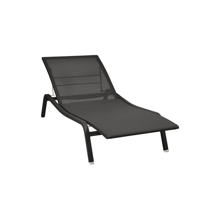 Alize Sunlounger - Stereo Fabric - Fermob - Outdoor Furniture - Anthracite - HORNE