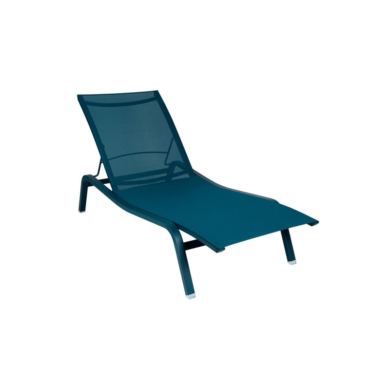 Alize Sunlounger XS - Stereo Fabric - Fermob - Outdoor Furniture - Acapulco Blue - HORNE