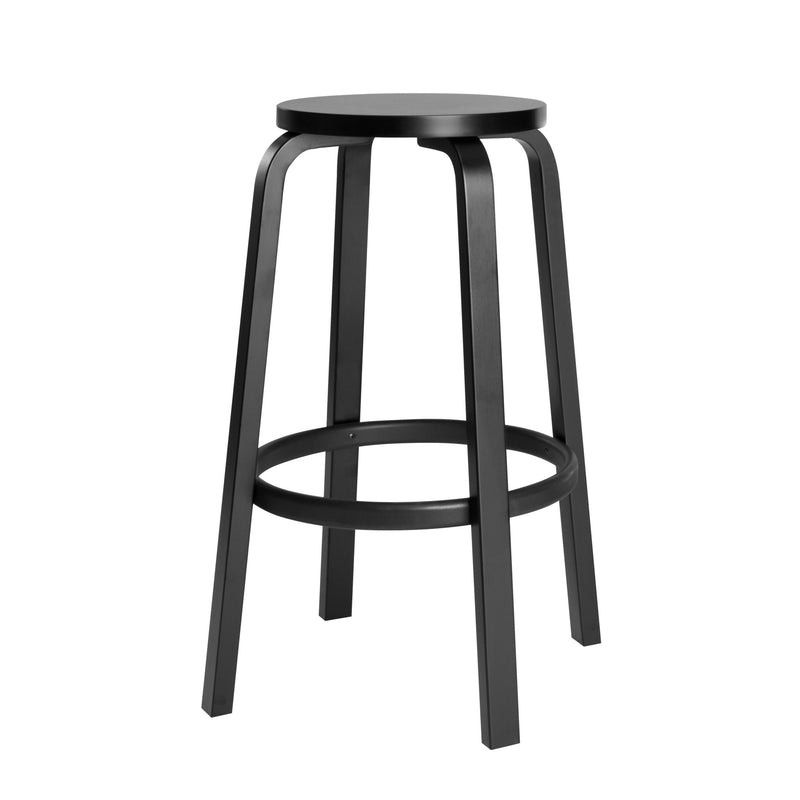 Alvar Aalto Bar Stool 64 - Artek Stools + Benches + Ottomans - Counter 25.6