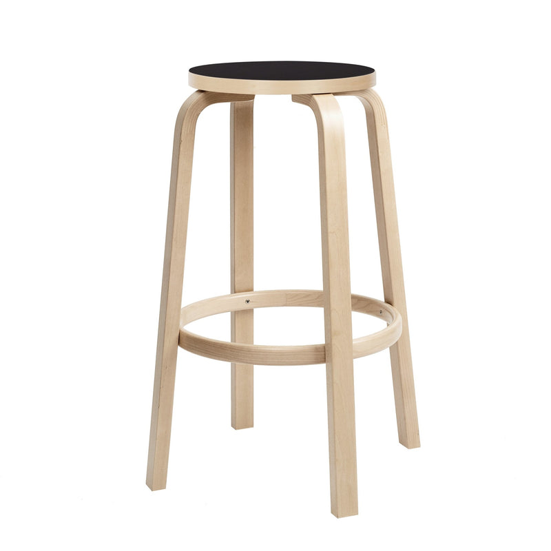 Alvar Aalto Bar Stool 64 - Artek Stools + Benches + Ottomans - Counter 25.6