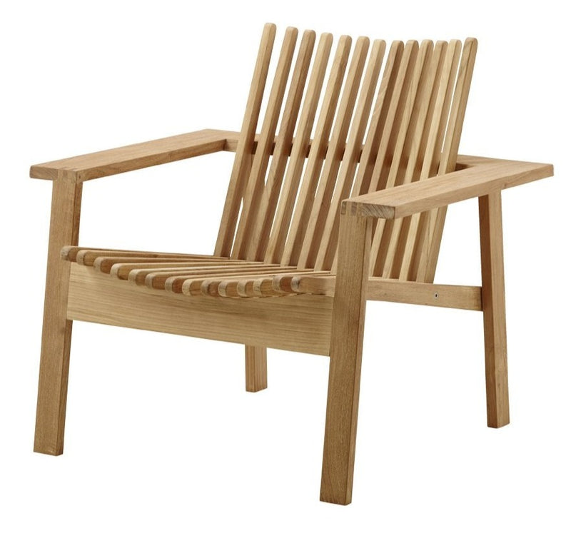 Amaze Teak Lounge Chair - Cane Line - Outdoor Furniture - No Cushion - HORNE