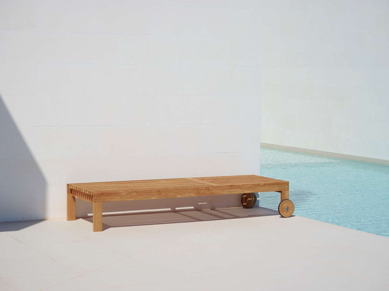 Amaze Teak Sunbed - Cane Line - Outdoor Furniture - No Cushion - HORNE