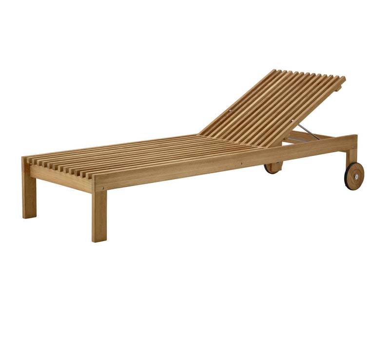 Amaze Teak Sunbed - Cane Line - Outdoor Furniture - No Cushion - HORNE
