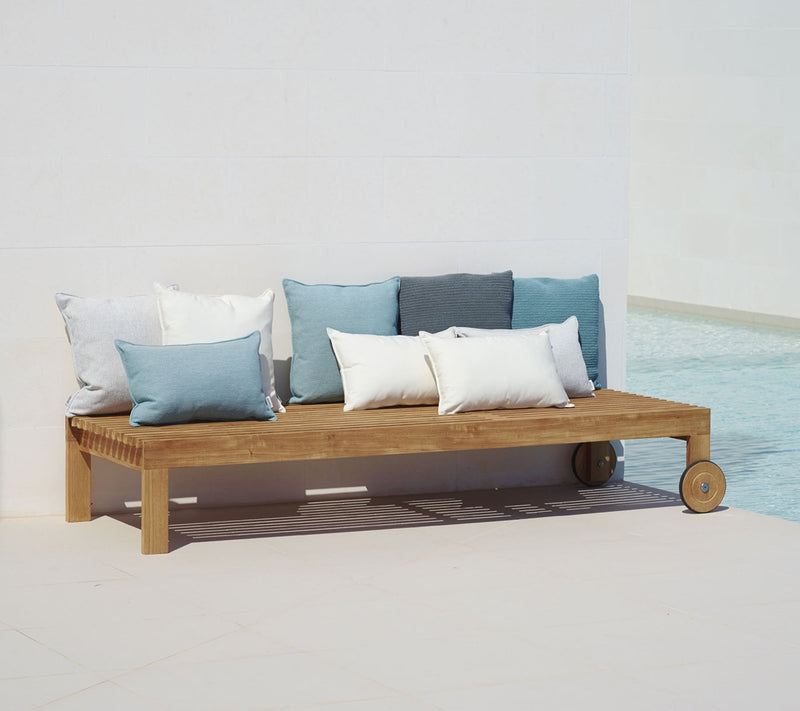 Amaze Teak Sunbed - Cane Line - Outdoor Furniture - No Cushion - HORNE