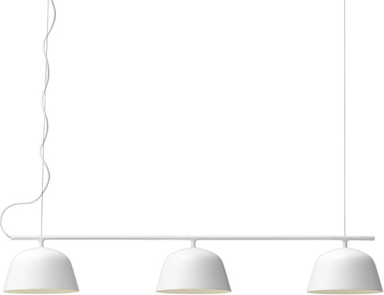 Ambit Rail Aluminum Hand Painted Pendant Light in White