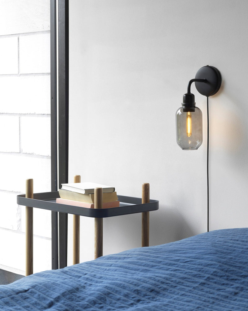 Amp Wall Lamp - Normann Copenhagen - Wall Sconces - Smoke Black - HORNE
