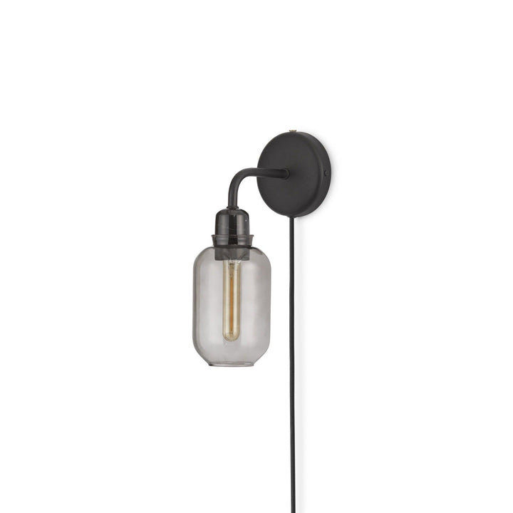 Amp Wall Lamp - Normann Copenhagen - Wall Sconces - Smoke Black - HORNE