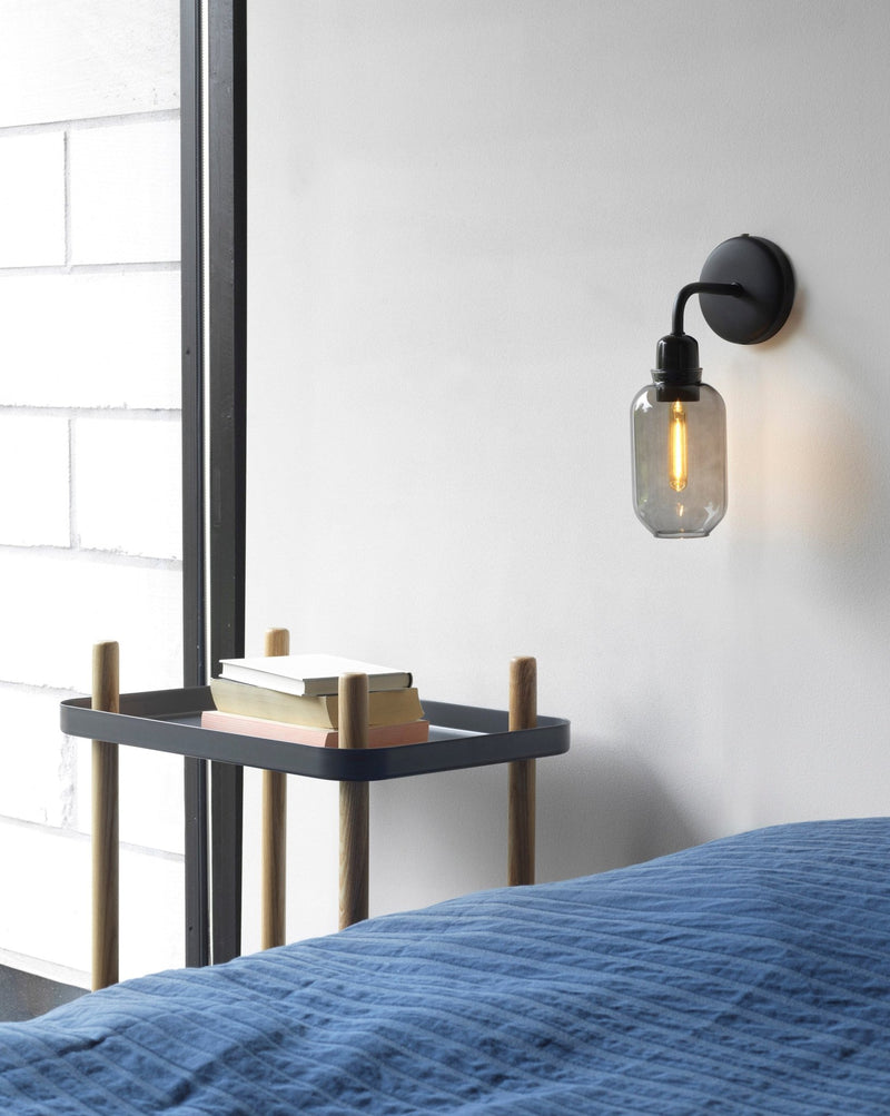 Amp Wall Lamp - Normann Copenhagen - Wall Sconces - Smoke Black - HORNE