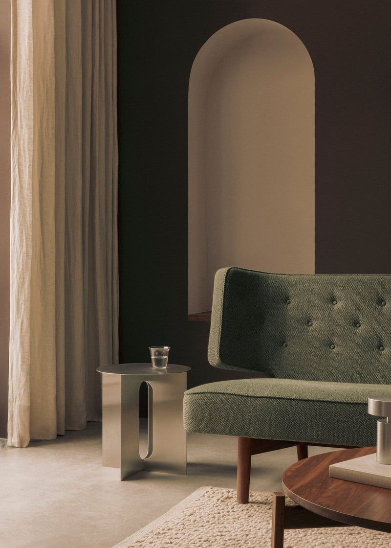 Androgyne Side Table - Brushed Steel - Audo Copenhagen - Tables + Desks - HORNE