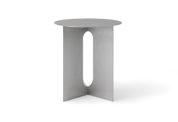Androgyne Side Table - Brushed Steel - Audo Copenhagen - Tables + Desks - HORNE
