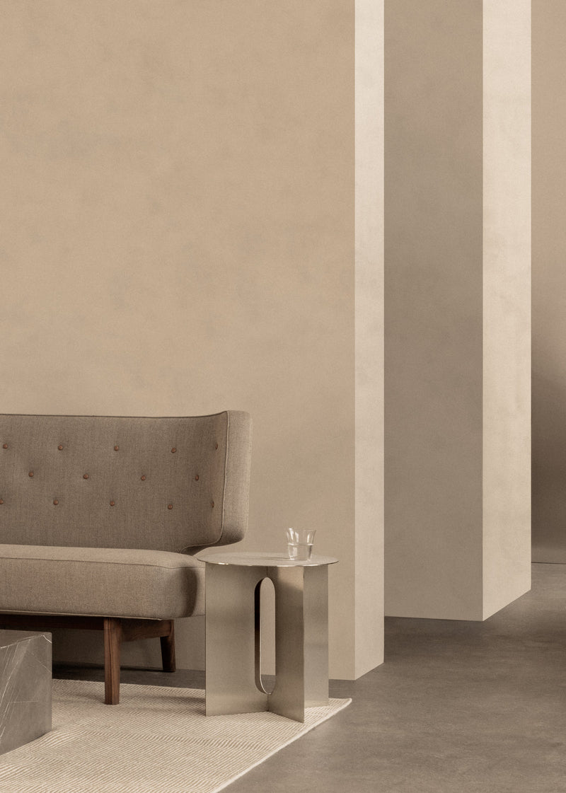 Androgyne Side Table - Brushed Steel - Audo Copenhagen - Tables + Desks - HORNE