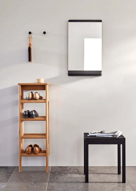 Angle Hook - Form + Refine - Shelving - Large - Black Steel - HORNE