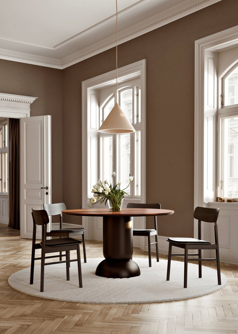 Annular Pendant - Woud - Pendants - Black - HORNE