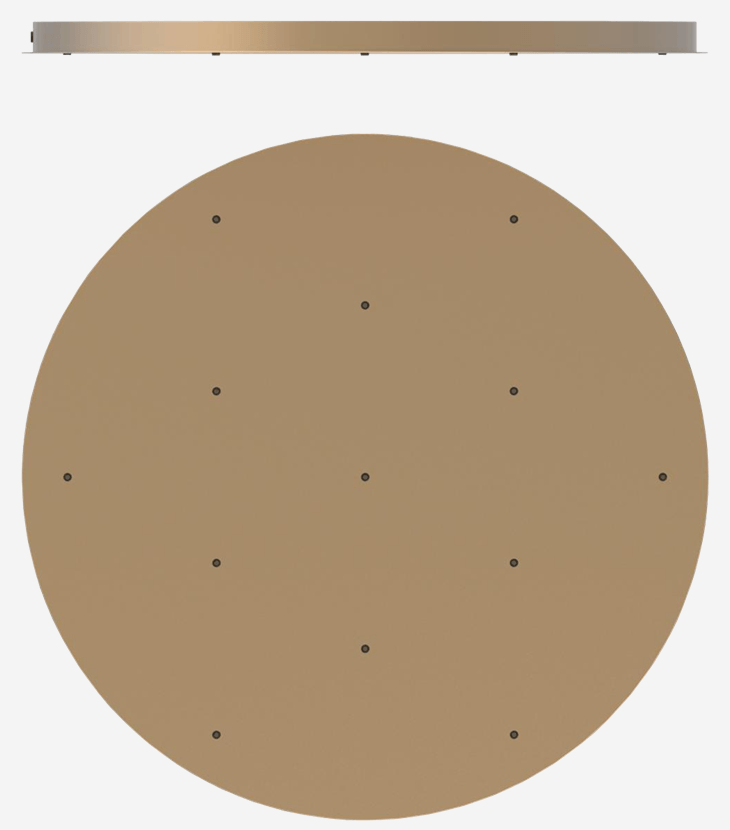 Anoli 13 Chandelier - Nuura - Chandeliers - Gold - HORNE