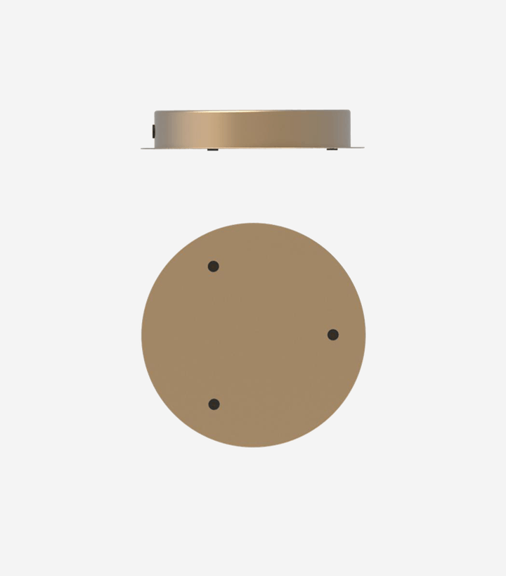 Anoli 3 Chandelier - Nuura - Chandeliers - Nordic Gold/Opal White - HORNE