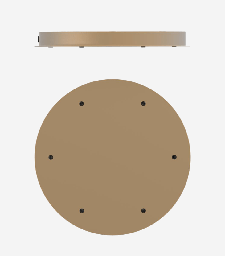 Anoli 6 Chandelier - Nuura - Chandeliers - Nordic Gold/Gold - HORNE