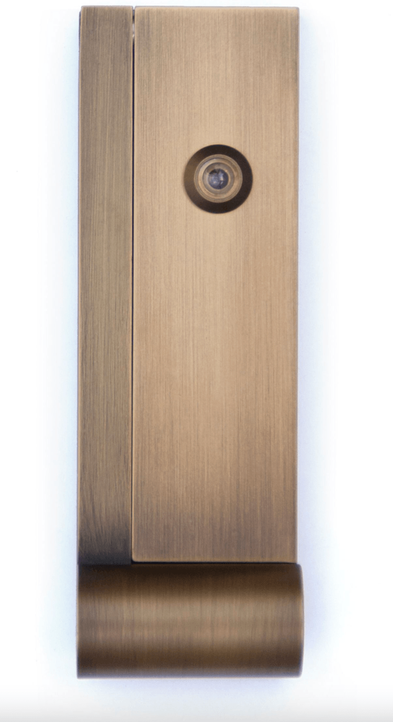 AP Door Knocker With Door Viewer - Desu Design - Outdoor Accessories - Stainless Steel - HORNE