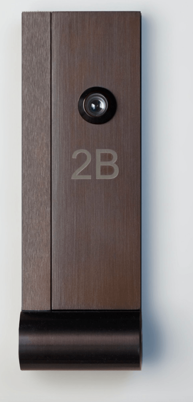 AP Door Knocker With Door Viewer - Desu Design - Outdoor Accessories - Stainless Steel - HORNE